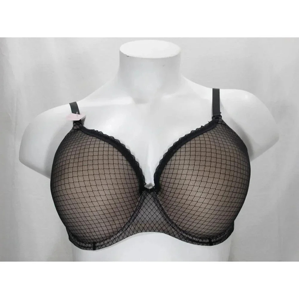 42DD Gilligan O'Malley Full Coverage Lace Molded Cup Nursing Maternity UW Bra NW